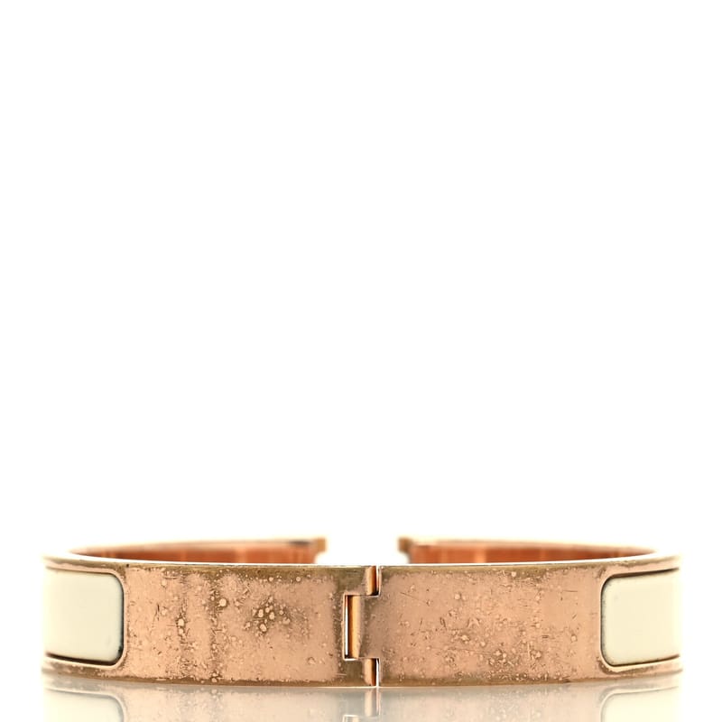 Enamel Narrow Clic Clac H браслет GM Craie
