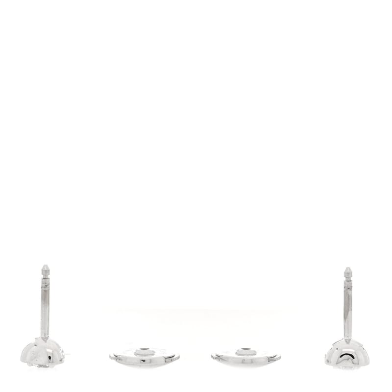 18K біле золото діамант Diamants Legers de Cartier Heart Motif сережки