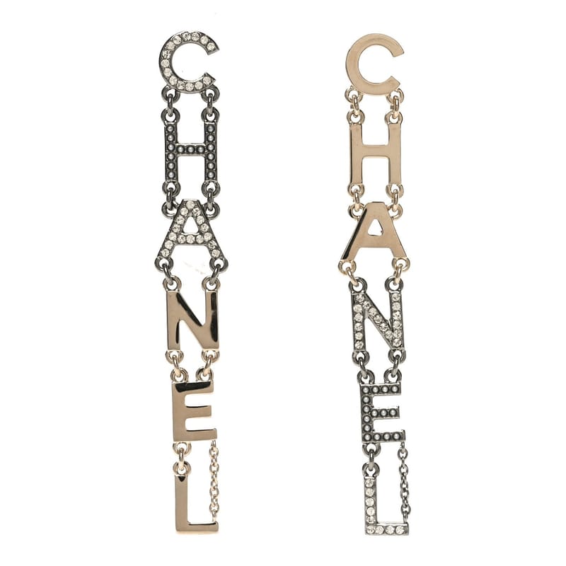Crystal перлина Chanel Bright Young Things сережки золото Ruthenium