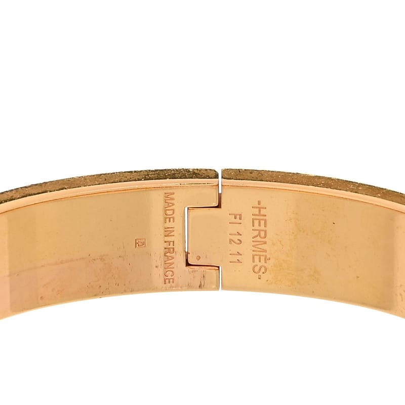 Enamel Narrow Clic Clac H браслет PM білий