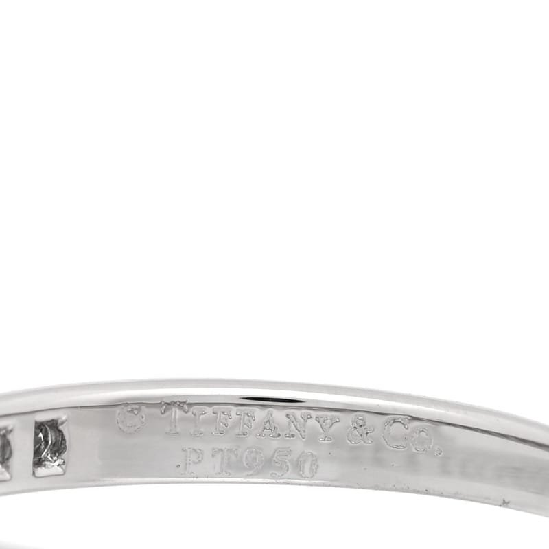 платина діамант .30ct Channel-Set Engagement каблучка 51 5.75