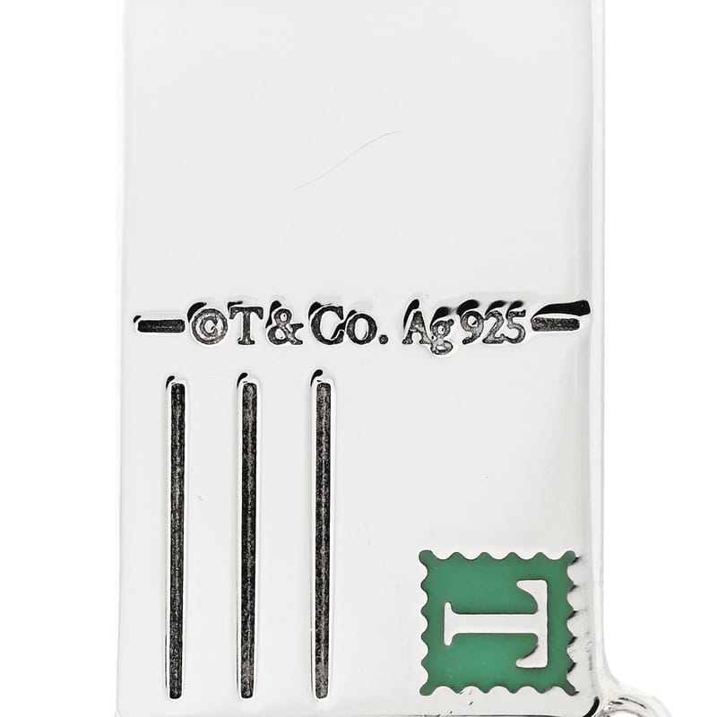 срібло 925 Enamel Tokyo Postcard Charm Blue