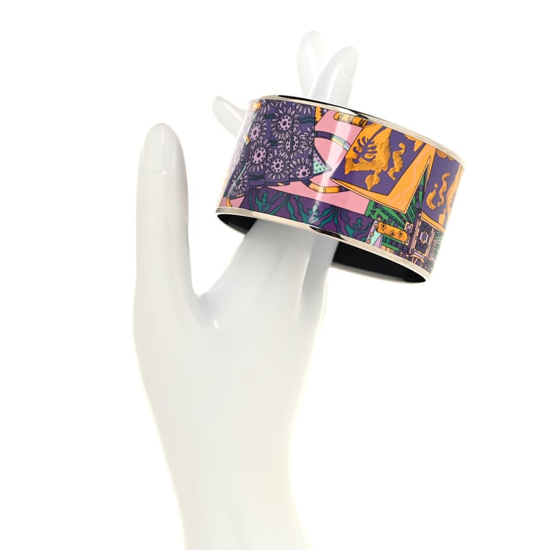 Enamel Printed Extra Wide браслет 70 Violet Multicolor