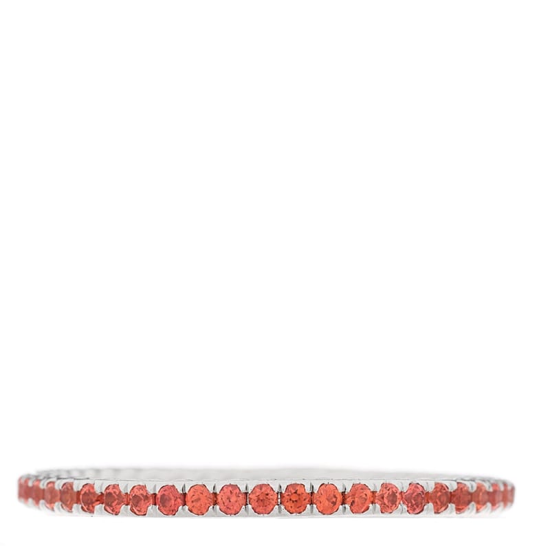 платина Orange сапфір 1.85mm Eden Eternity обручка каблучка 67 11.75