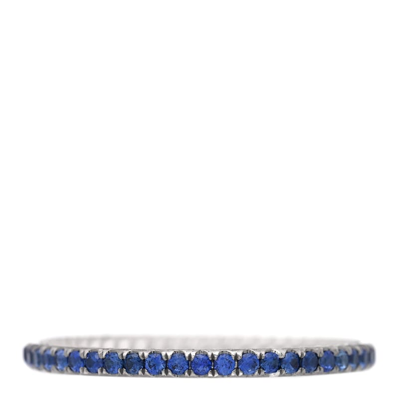 платина Blue сапфір 1.85mm Eden Eternity обручка каблучка 66 11.5 49/5