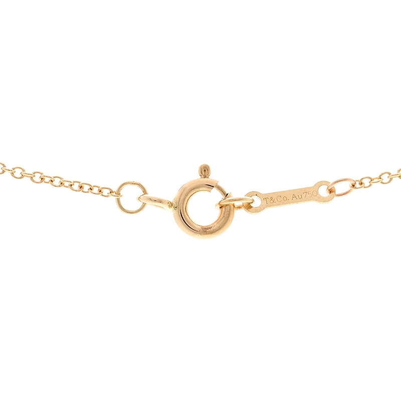 18K жовте золото діамант Paloma Picasso Double Loving Heart підвіска кольє