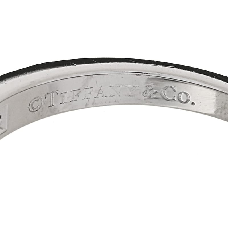 платина діамант 2.5mm Half Circle Wedding обручка каблучка 50 5.25