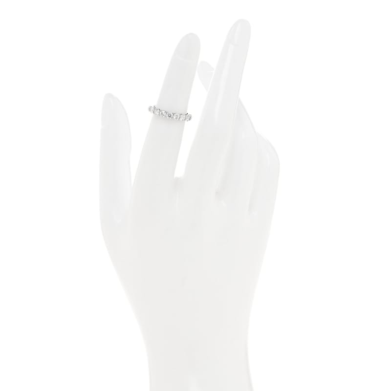 платина діамант 3mm Tiffany Forever Half Circle обручка каблучка 46 3.75