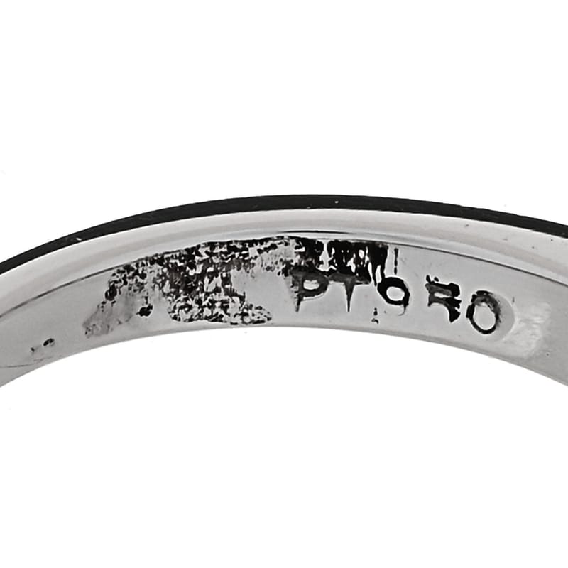 платина діамант 3mm Tiffany Forever Half Circle обручка каблучка 46 3.75