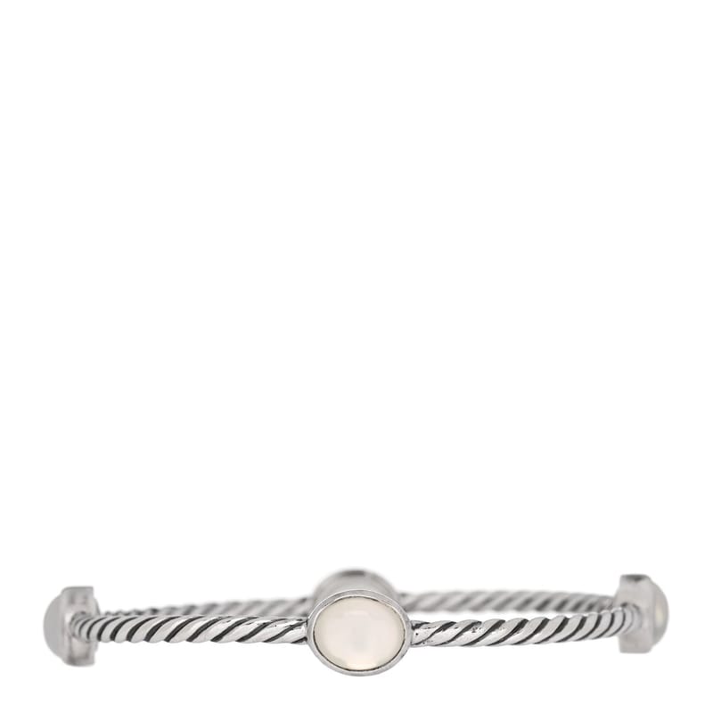 срібло 925 Moon Quartz 3mm Color Classics Four Station браслет браслет