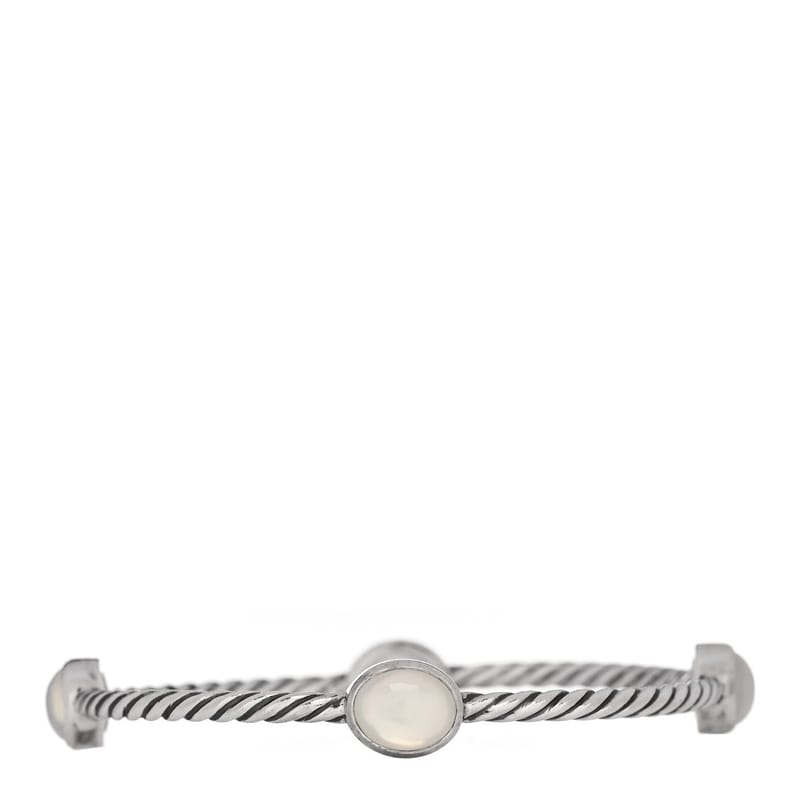 срібло 925 Moon Quartz 3mm Color Classics Four Station браслет браслет
