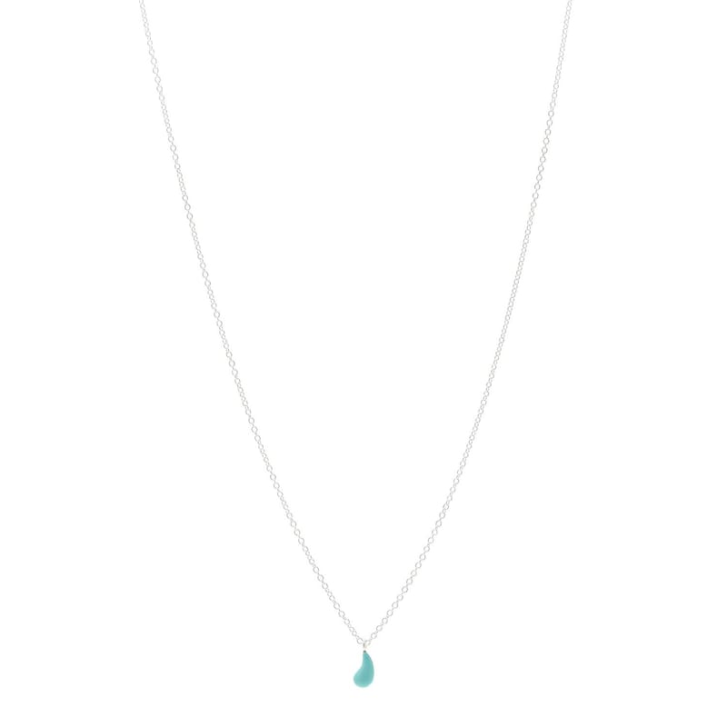 срібло 925 бірюза Elsa Peretti 8mm Teardrop підвіска кольє