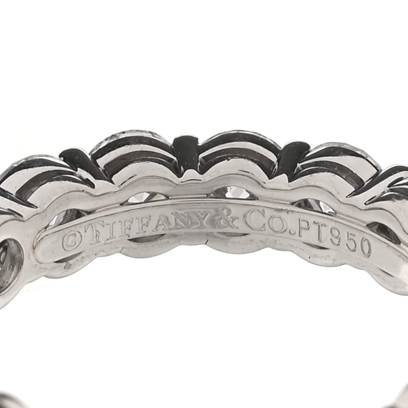 платина діамант 3.7mm Embrace Eternity обручка каблучка 51 5.75