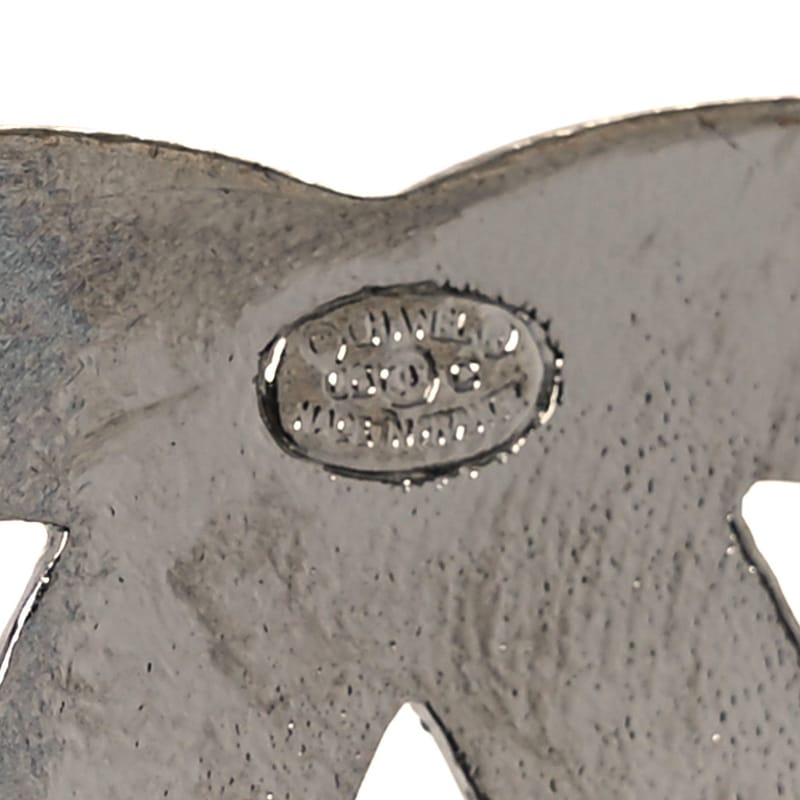 Metal Enamel CC ланцюг браслет Gunmetal чорний