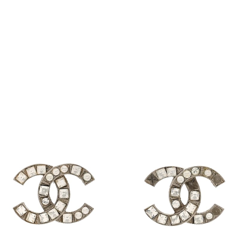 Baguette Crystal CC сережки срібло