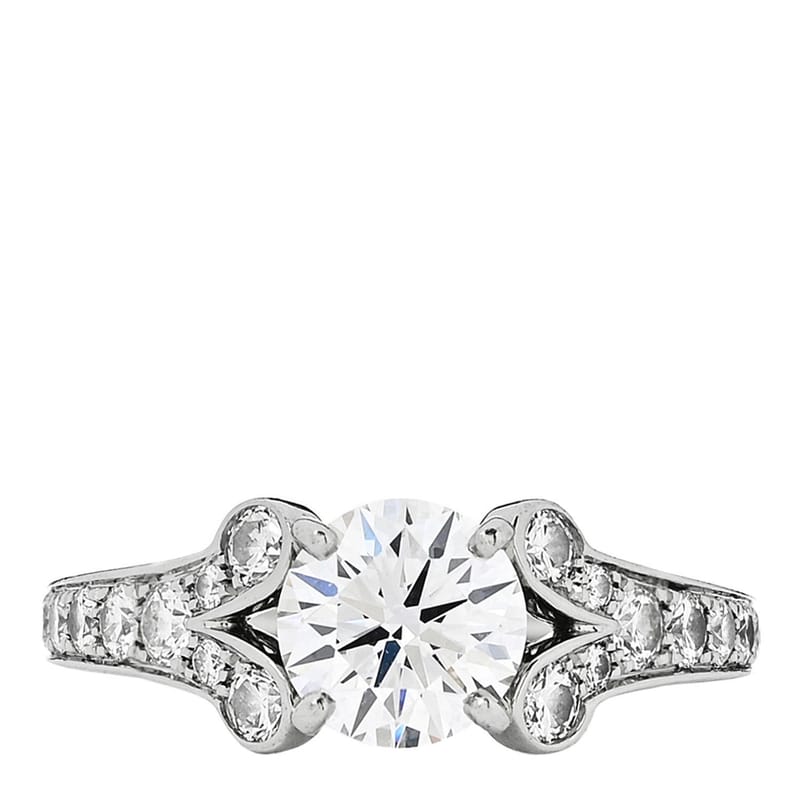 платина діамант .91ct Destinee Engagement каблучка 46 3.75