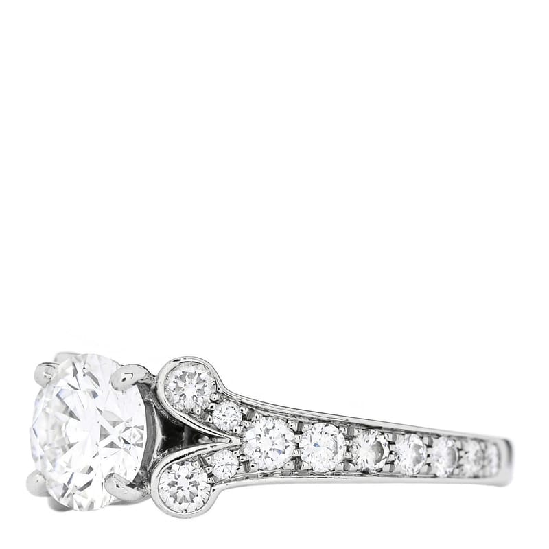 платина діамант .91ct Destinee Engagement каблучка 46 3.75