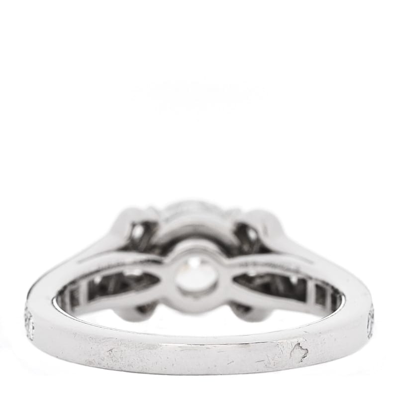 платина діамант .91ct Destinee Engagement каблучка 46 3.75