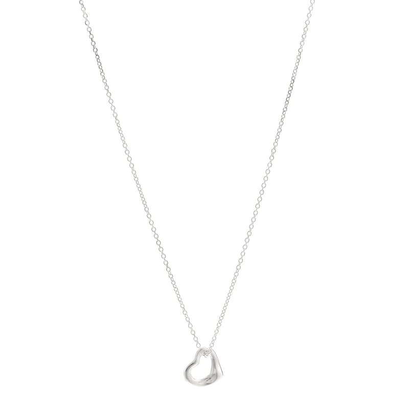 срібло 925 Elsa Peretti 11mm Open Heart підвіска кольє