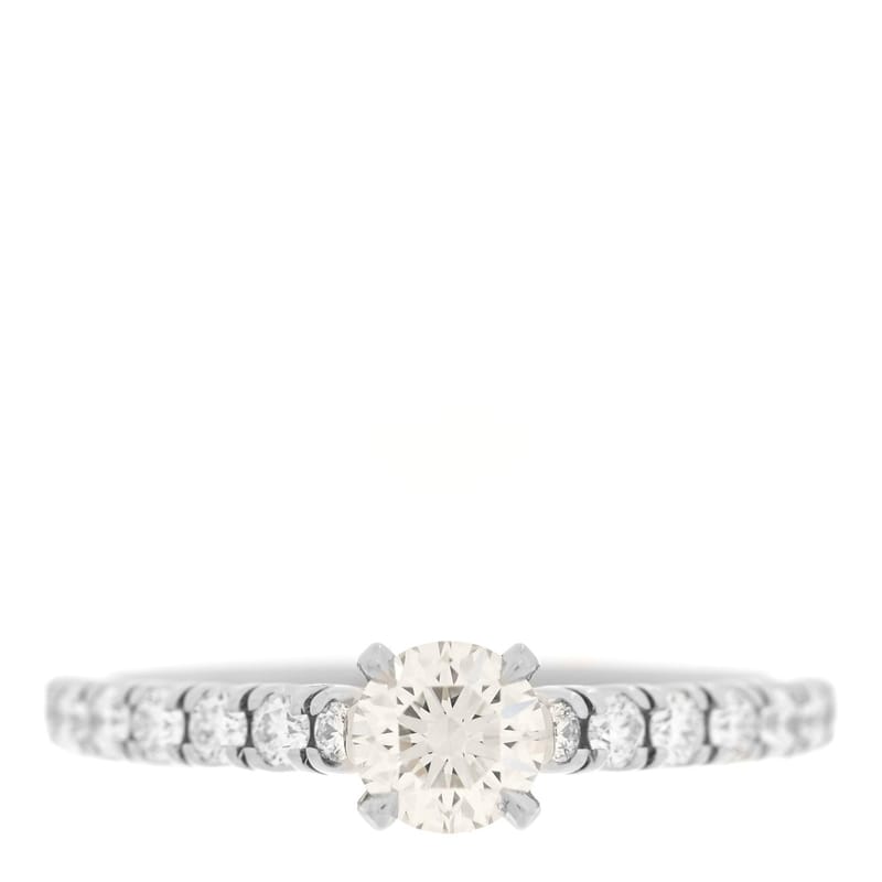 платина діамант .32ct Etincelle De Cartier Solitaire Engagement каблучка 48 4.5