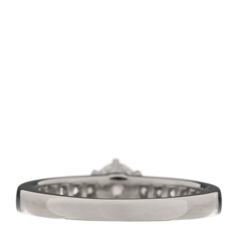 платина діамант .30ct Channel-Set Engagement каблучка 48 4.5