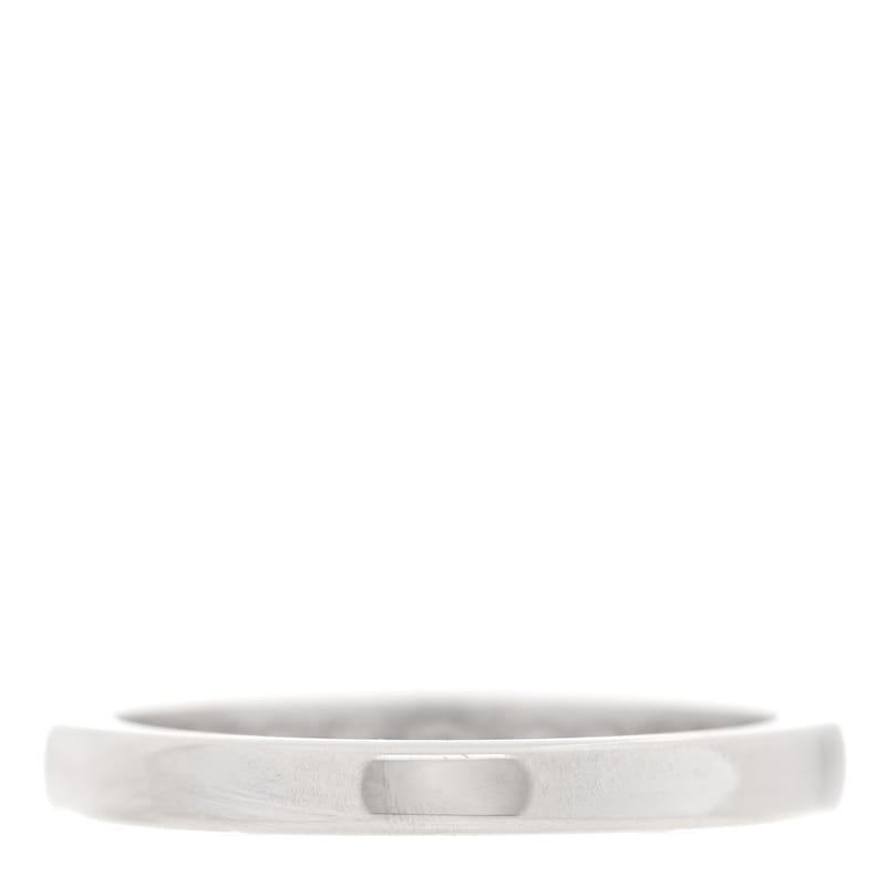 платина діамант 2.5mm Half Circle Wedding обручка каблучка 49 5