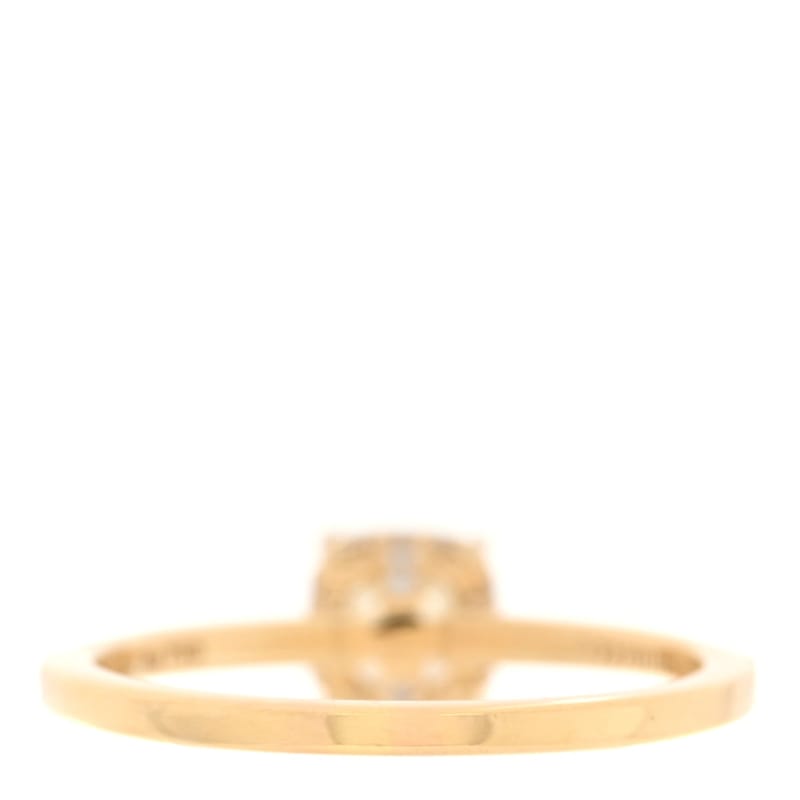 18K жовте золото Fancy жовтий діамант 1.07ct Novo Cushion Cut Engagement каблучка 54 6.75