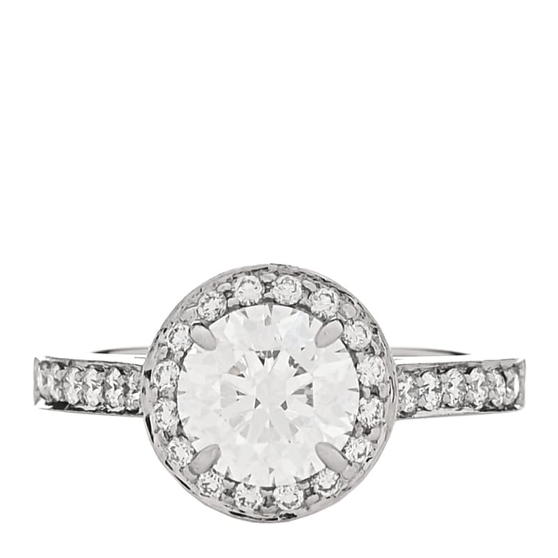 платина діамант 1.06ct Soleste Round Brilliant Engagement каблучка 46 3.75