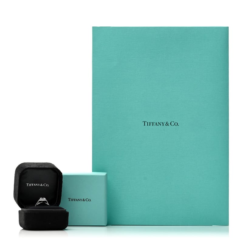 платина діамант 1.06ct Soleste Round Brilliant Engagement каблучка 46 3.75