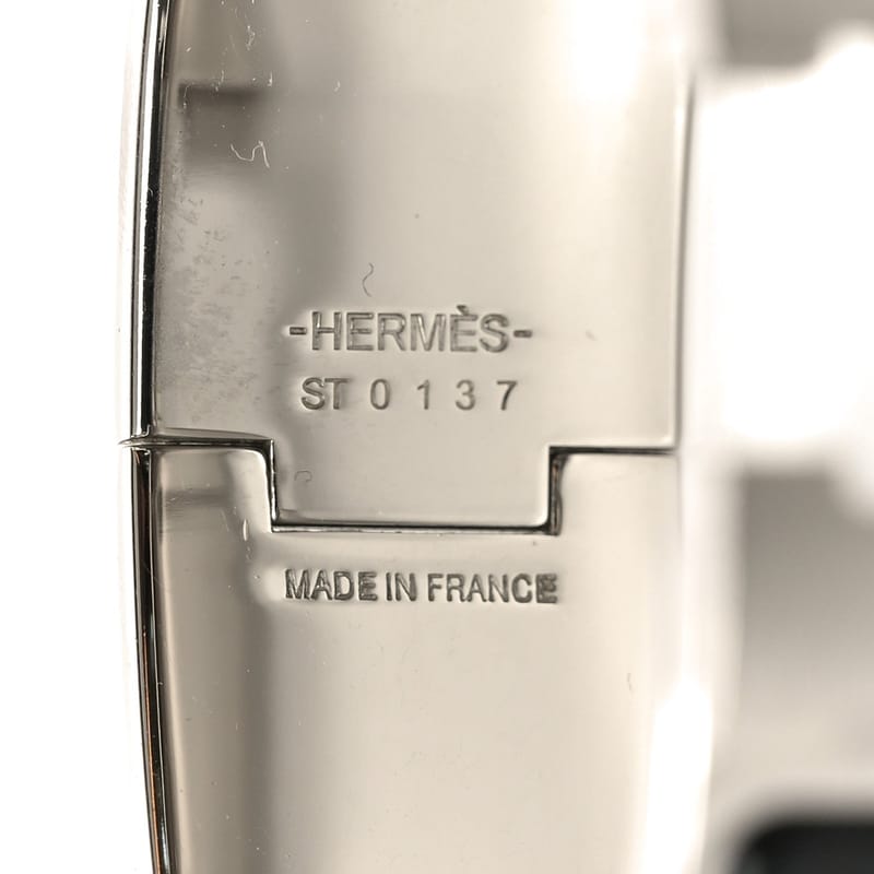 Enamel Clic Clac H браслет Wide GM чорний