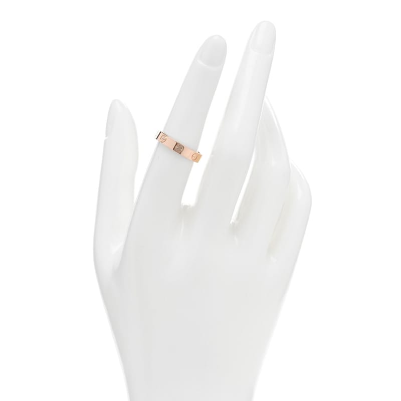 18K рожеве золото 3.5mm LOVE Wedding обручка каблучка 53 6.5