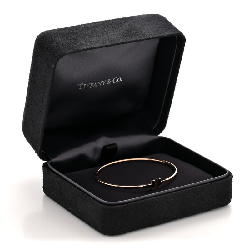 18K рожеве золото T Wire браслет