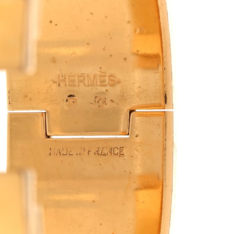 Enamel Wide Clic Clac H браслет PM білий