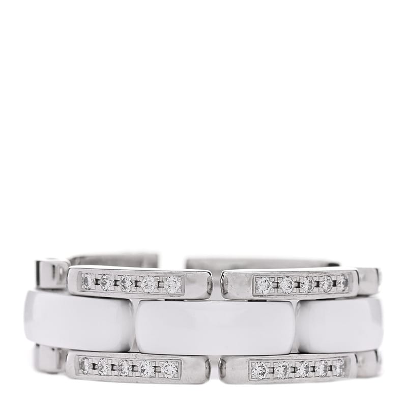 18K біле золото Ceramic діамант Medium Ultra каблучка білий 50 5.5