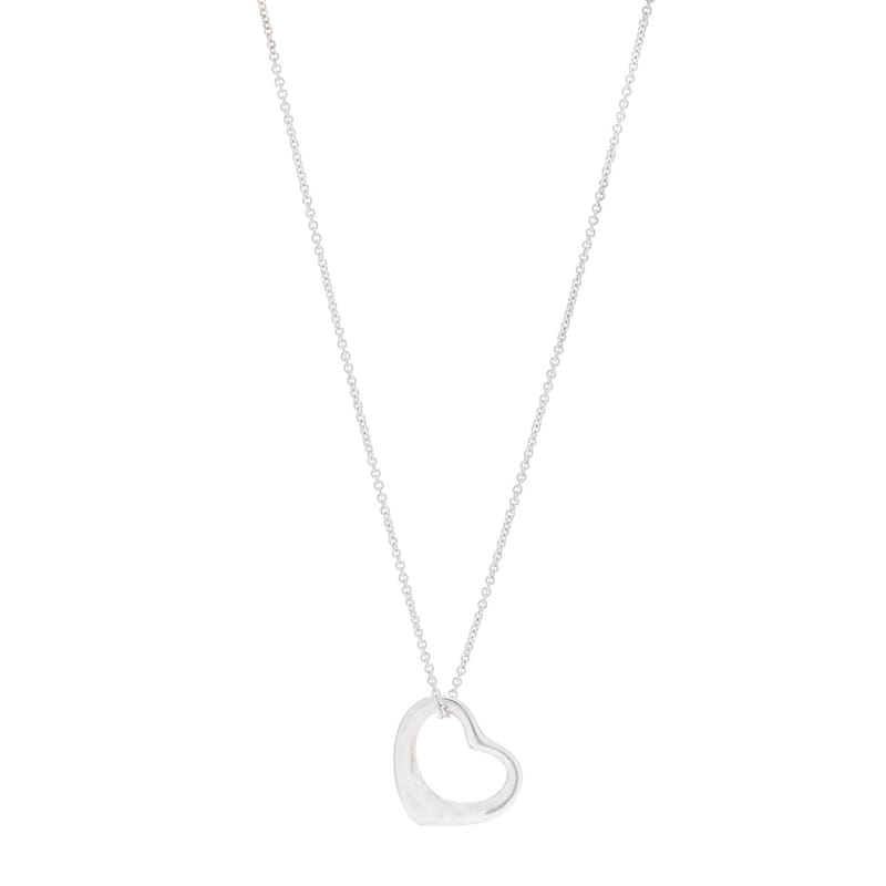срібло 925 22mm Elsa Peretti Open Heart підвіска кольє