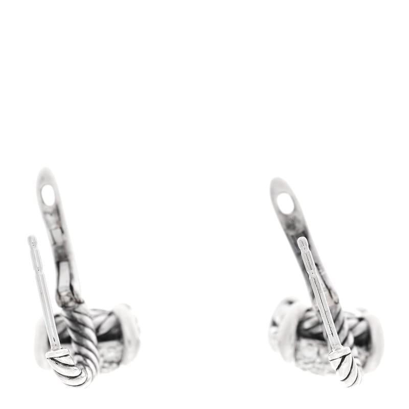 срібло 925 діамант 10mm Chatelaine Drop сережки