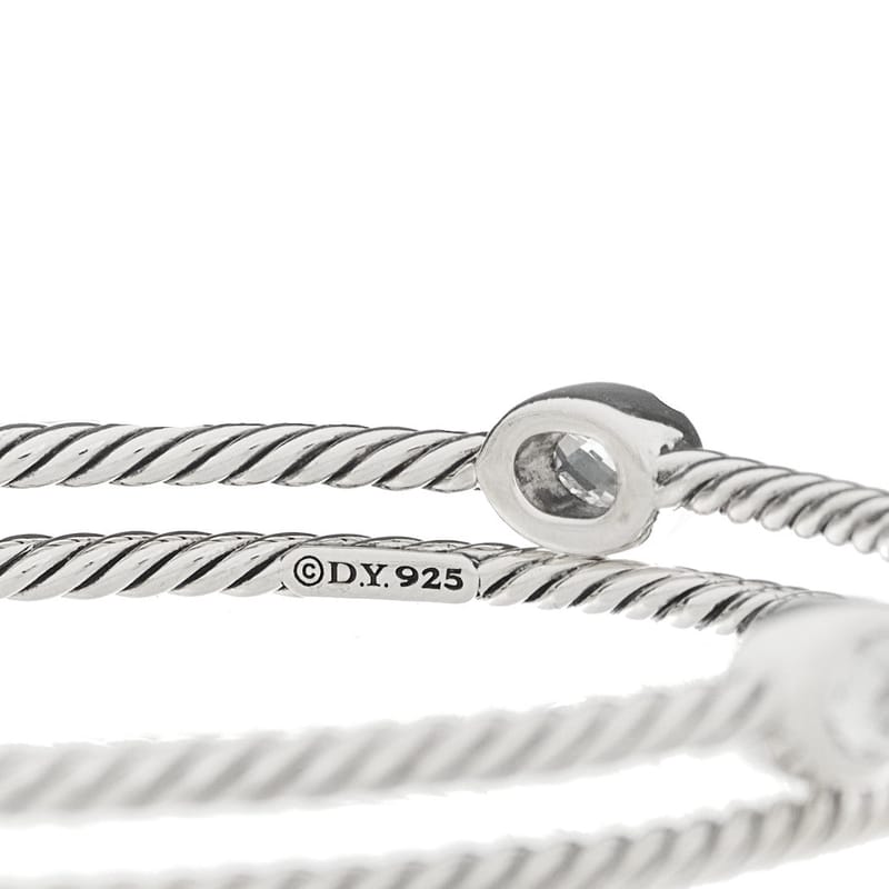 срібло 925 Crystal Color Classics Cable браслет браслет Set of 2