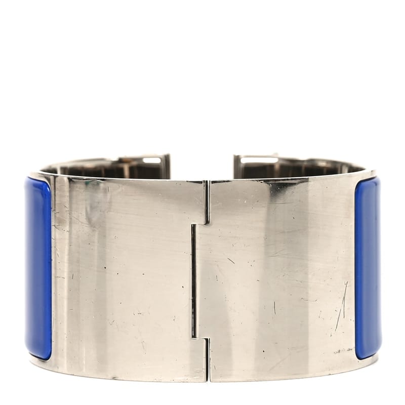 Enamel Extra Wide Clic Clac H браслет GM Bleu Electrique