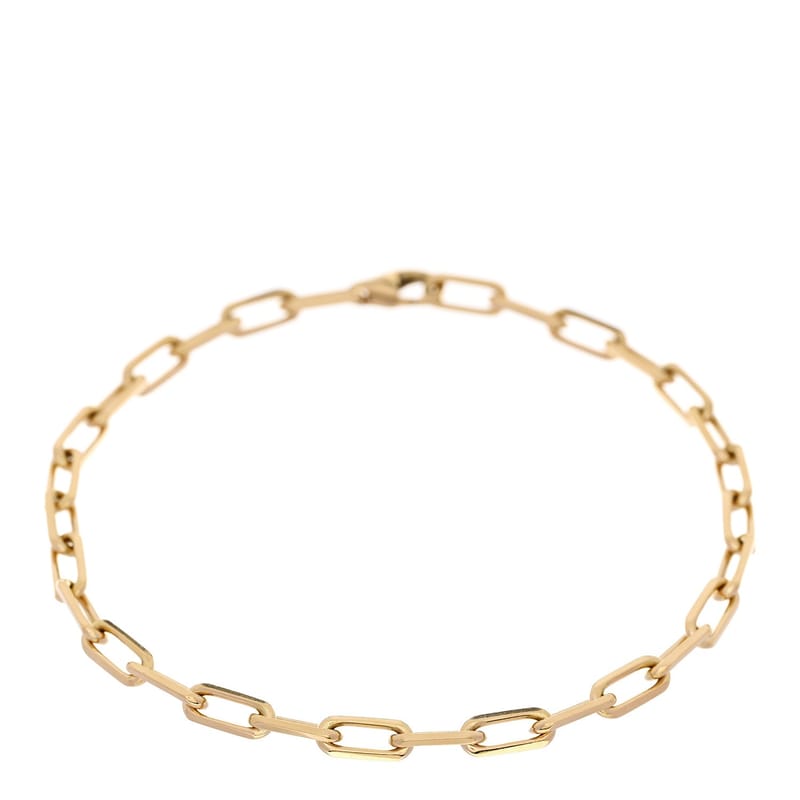 18K жовте золото Small Santos de Cartier Link ланцюг браслет
