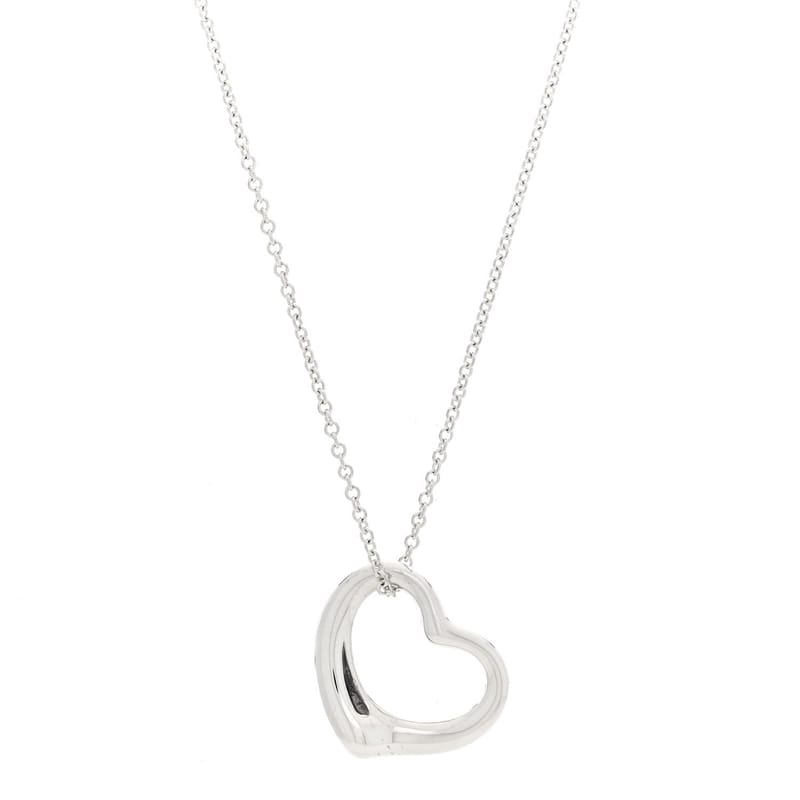 срібло 925 Elsa Peretti 22mm Open Heart підвіска кольє