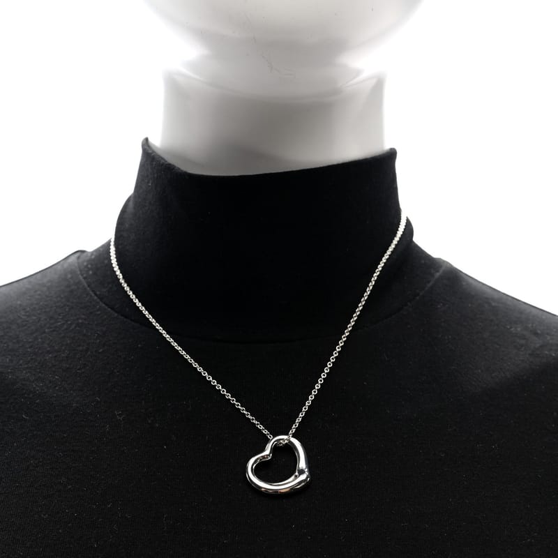 срібло 925 Elsa Peretti 22mm Open Heart підвіска кольє