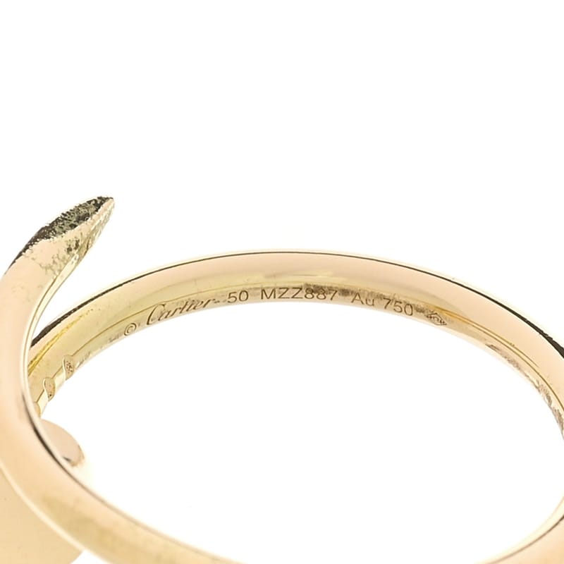 18K жовте золото Small Juste Un Clou каблучка 52 6