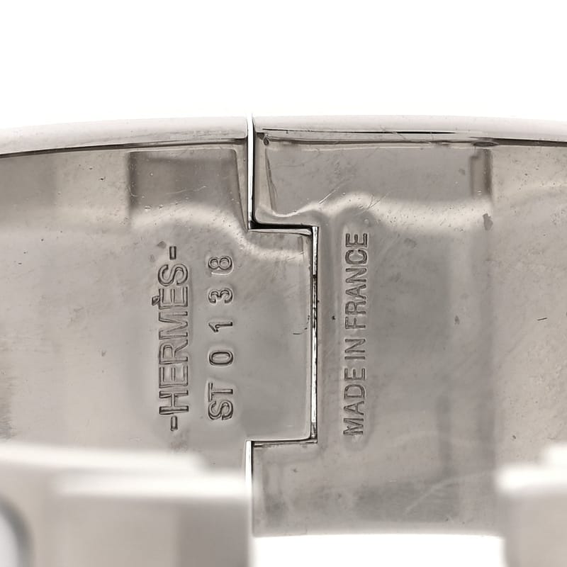 Enamel Wide Clic Clac H браслет PM білий