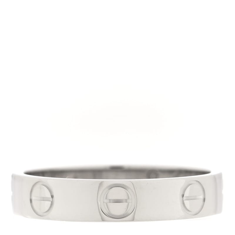 18K біле золото 3.5mm LOVE Wedding обручка каблучка 49 5