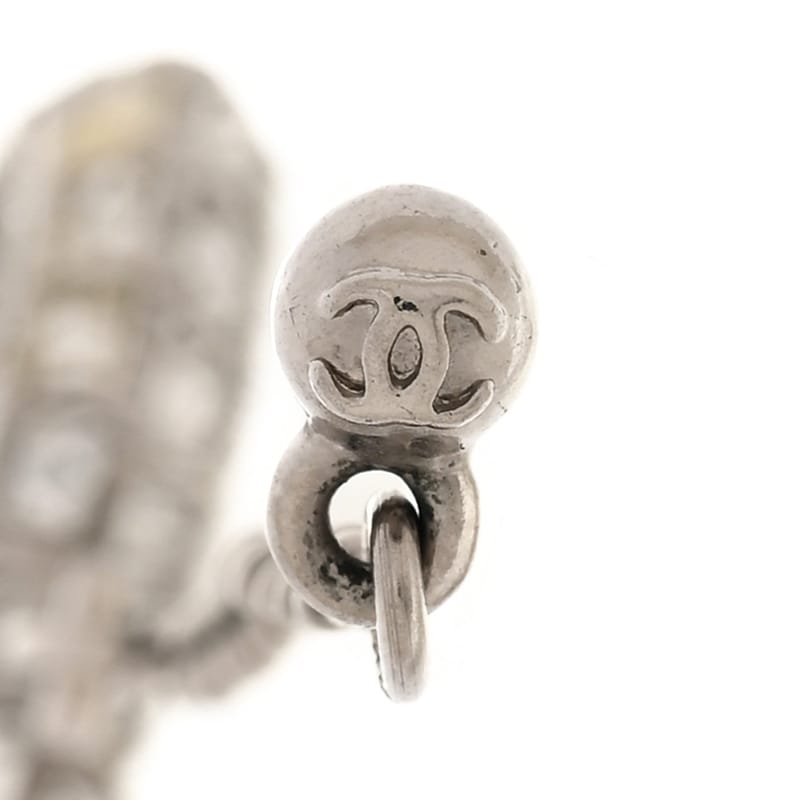 Crystal Baguette CC Drop сережки срібло