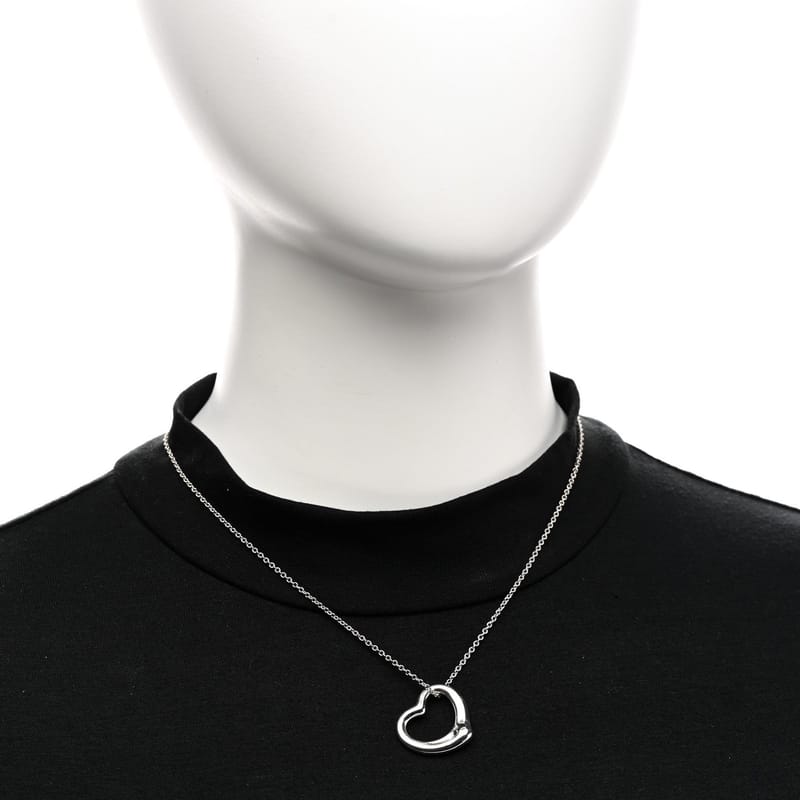 срібло 925 22mm Elsa Peretti Open Heart підвіска кольє