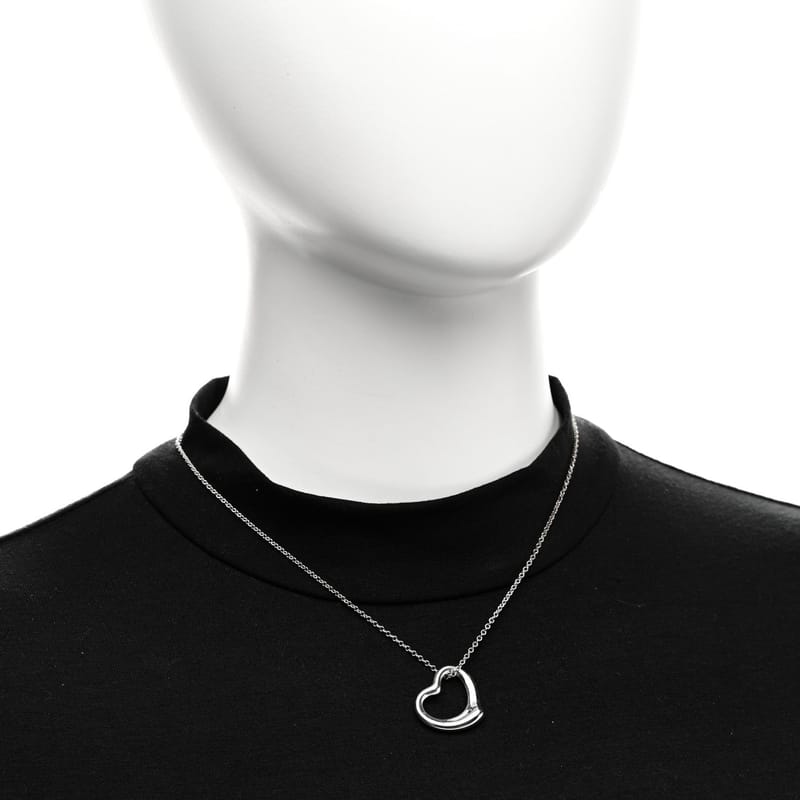 срібло 925 22mm Elsa Peretti Open Heart підвіска кольє
