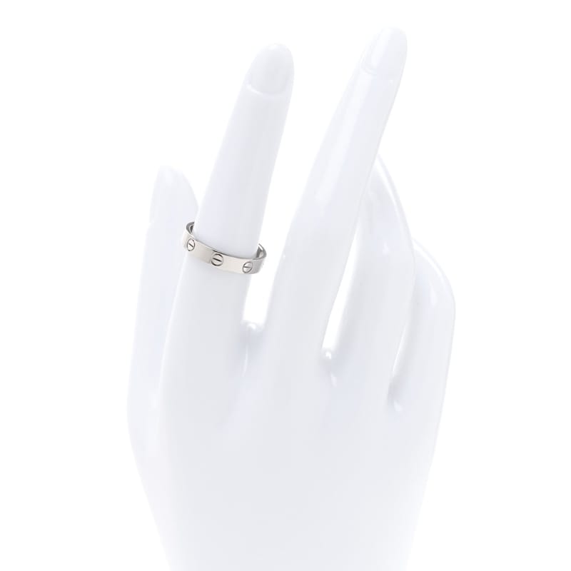 18K біле золото 3.5mm LOVE Wedding обручка каблучка 54 7