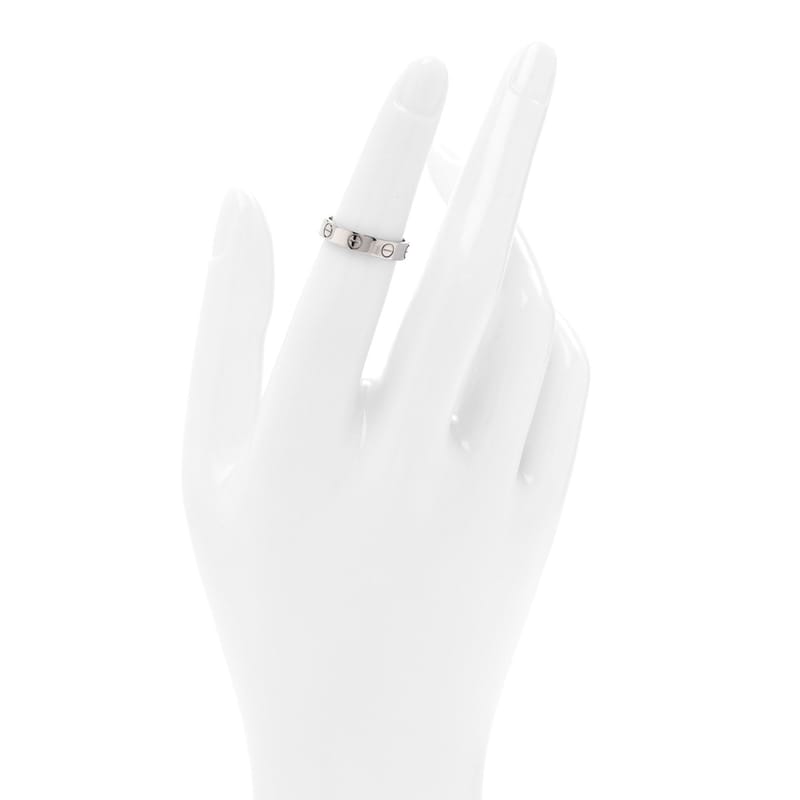 18K біле золото 3.5mm LOVE Wedding обручка каблучка 48 4.5