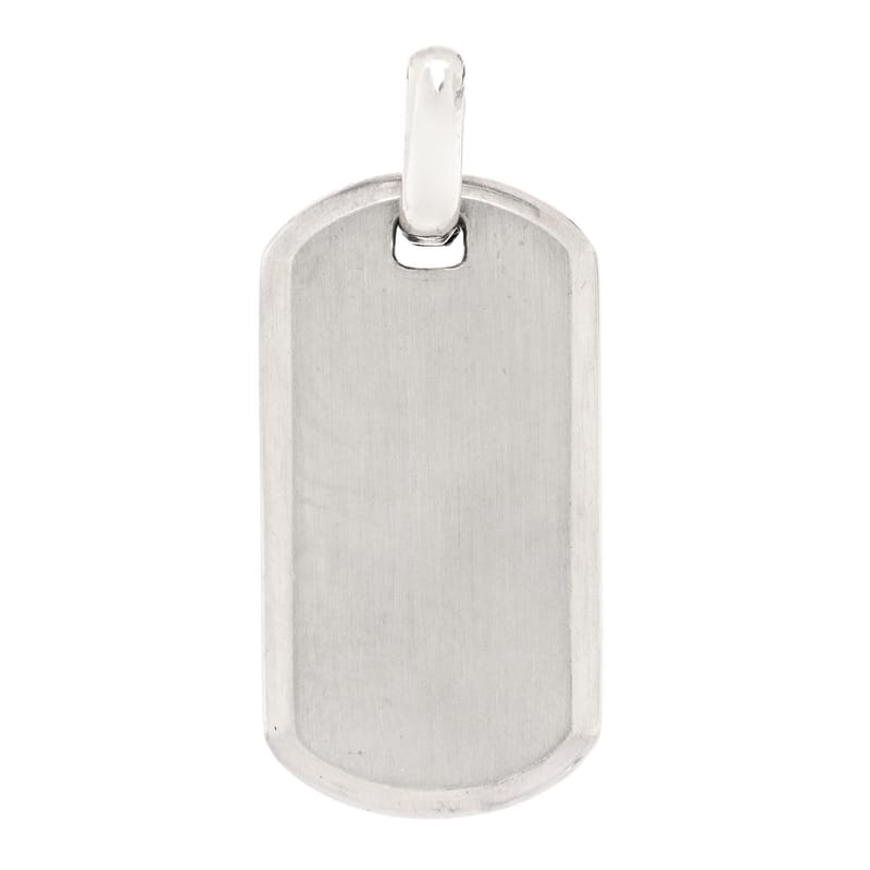 срібло 925 35mm Chevron Tag підвіска